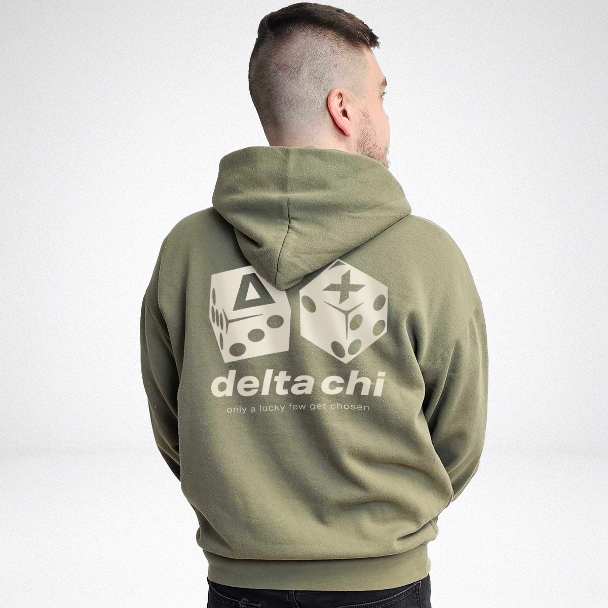 New! Delta Chi Lucky Roll Graphic Hoodie