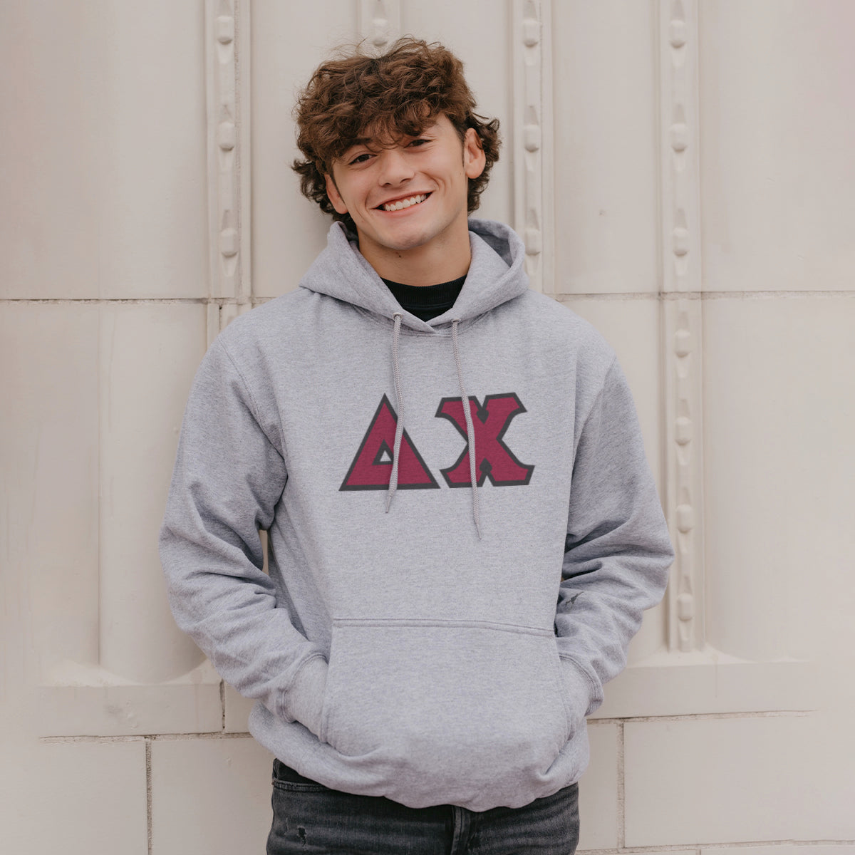 Delta Chi Greek Letter Graphic Hoodie