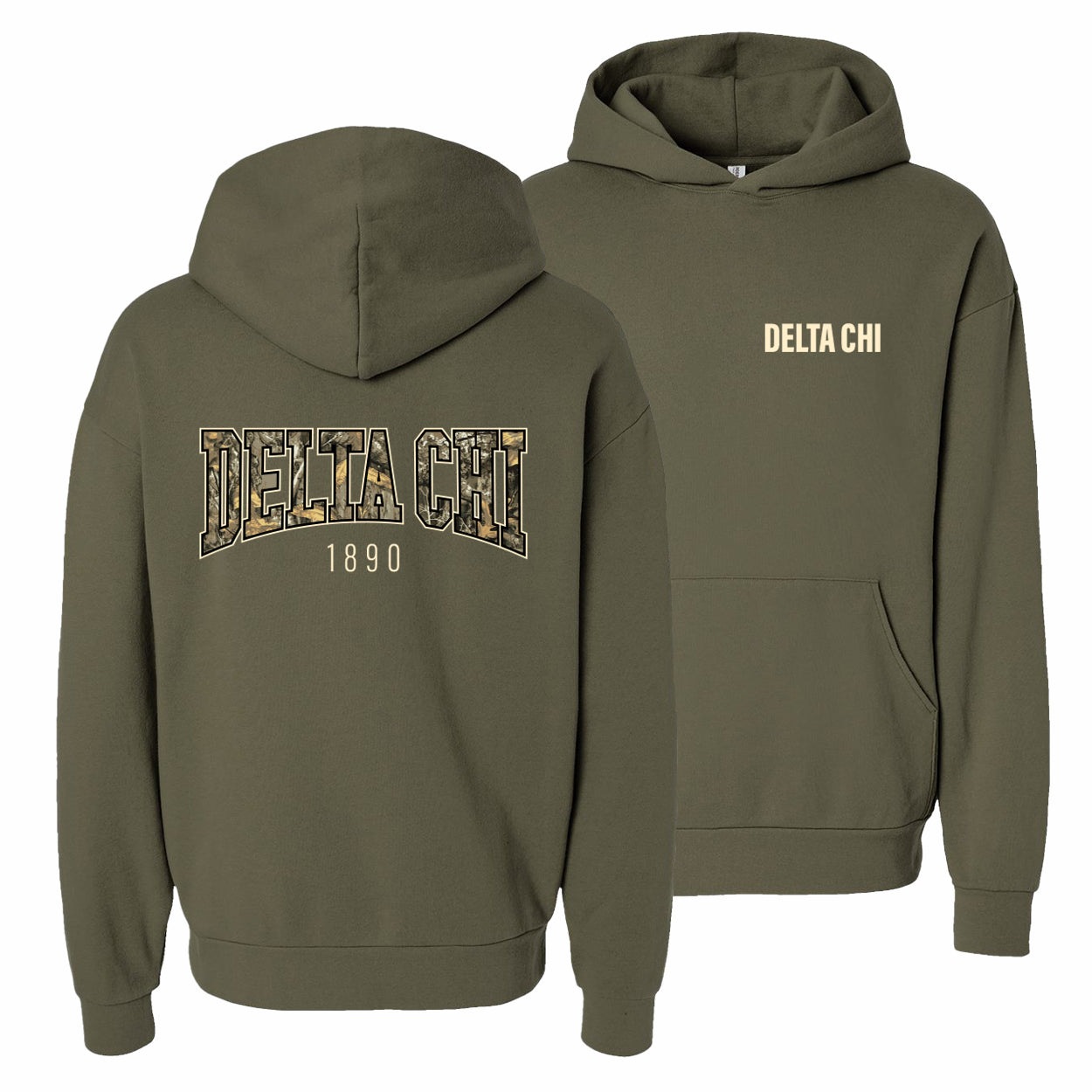 New! Delta Chi Tactical Camo Hoodie